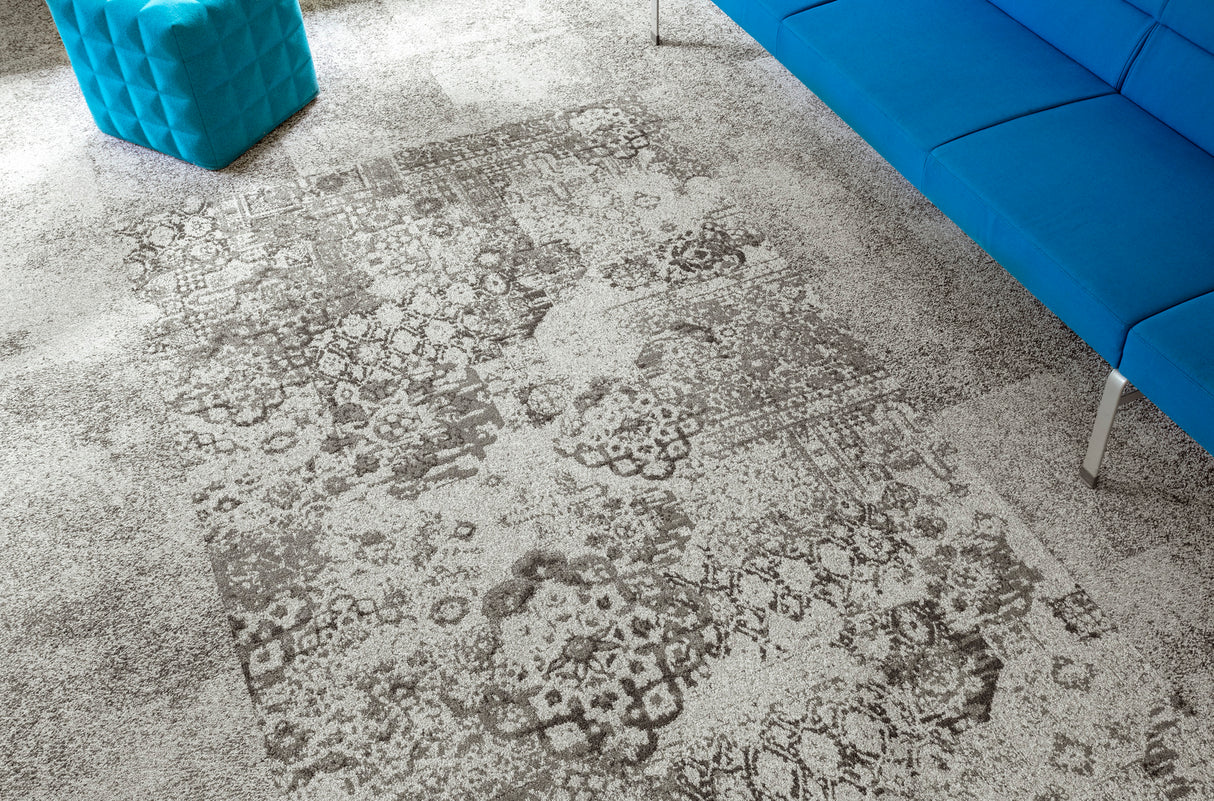 Moquette en dalle décorative SOLTEX DESIGN CARRE COUTURE CESAR