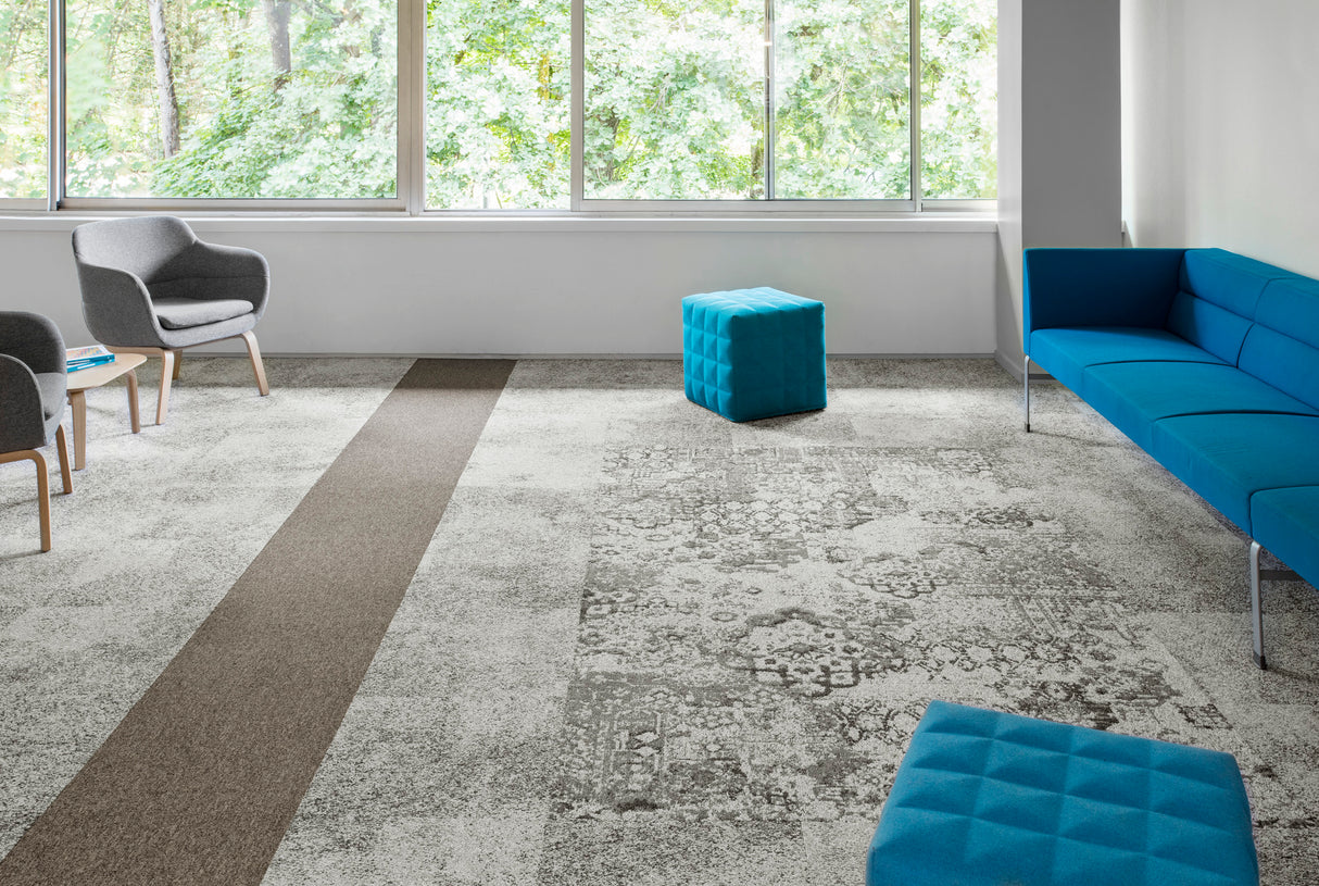 Moquette en dalle décorative SOLTEX DESIGN CARRE COUTURE CESAR