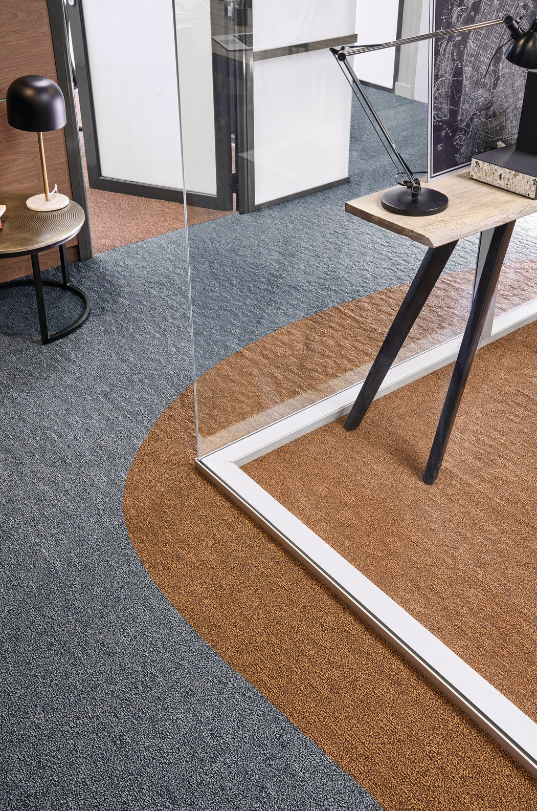 Moquette en dalle acoustique SOLTEX SILENCE GRAVEL