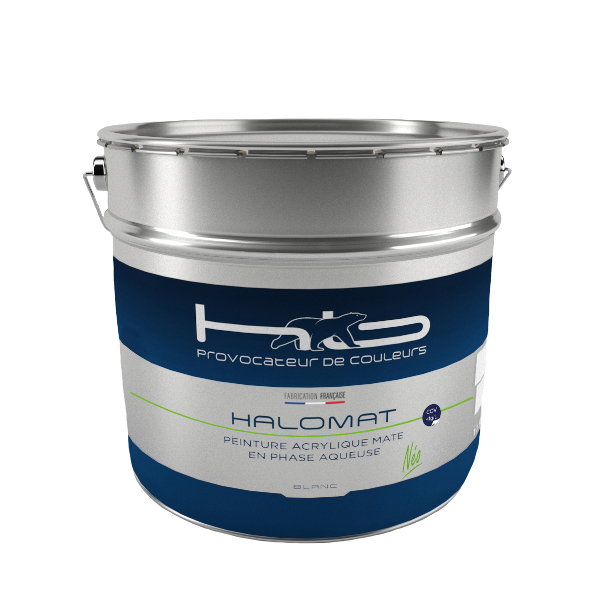 NOUVEAU - HALOMAT NÉO Peinture de finition mate opacifiante haute qualité environnementale murs et plafonds