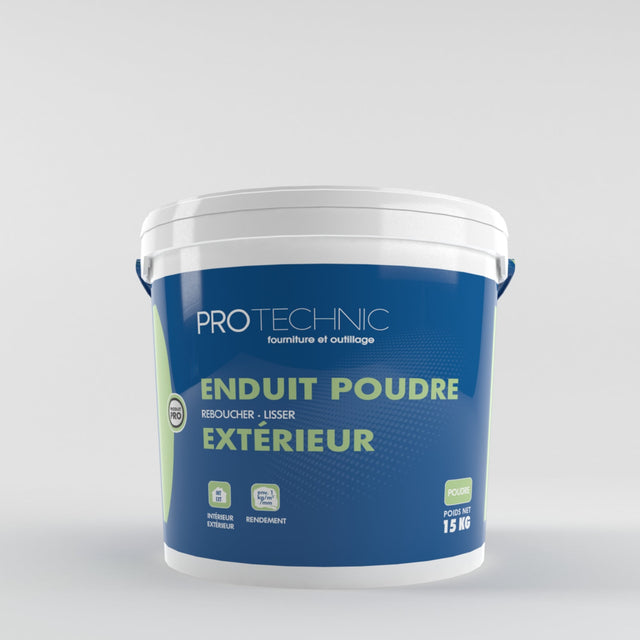 Enduit en poudre pour extérieur idéal pour reboucher et lisser | Mise en situation