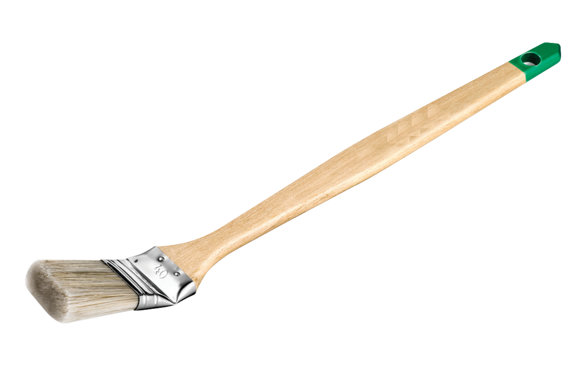 Brosse plate coudée spéciale alkydes en phase aqueuse | Mise en situation