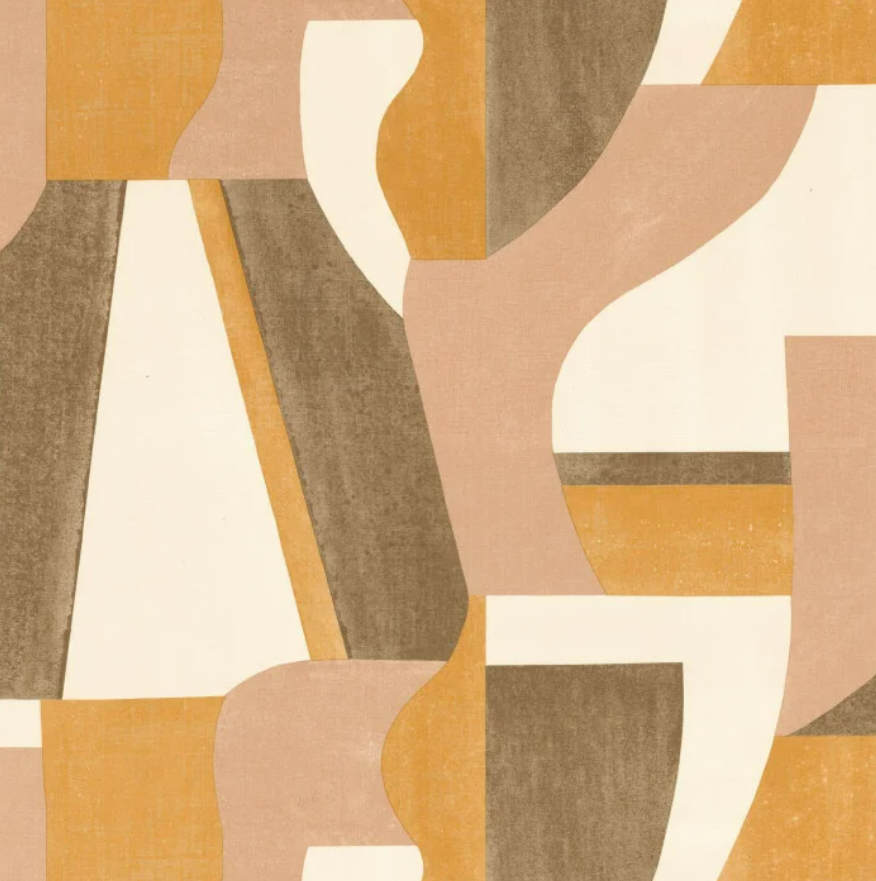 Papier Peints Motif inspiration Gino Severini | Mise en situation