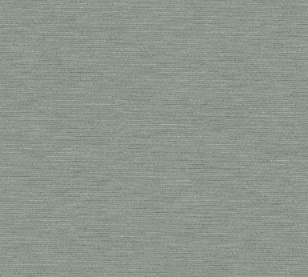 Papier peint effet tapisserie gris bleu Argile | Mise en situation