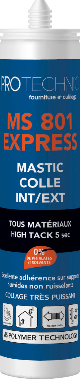 Mastic colle MS 801 très puissant high tack 5 sec.